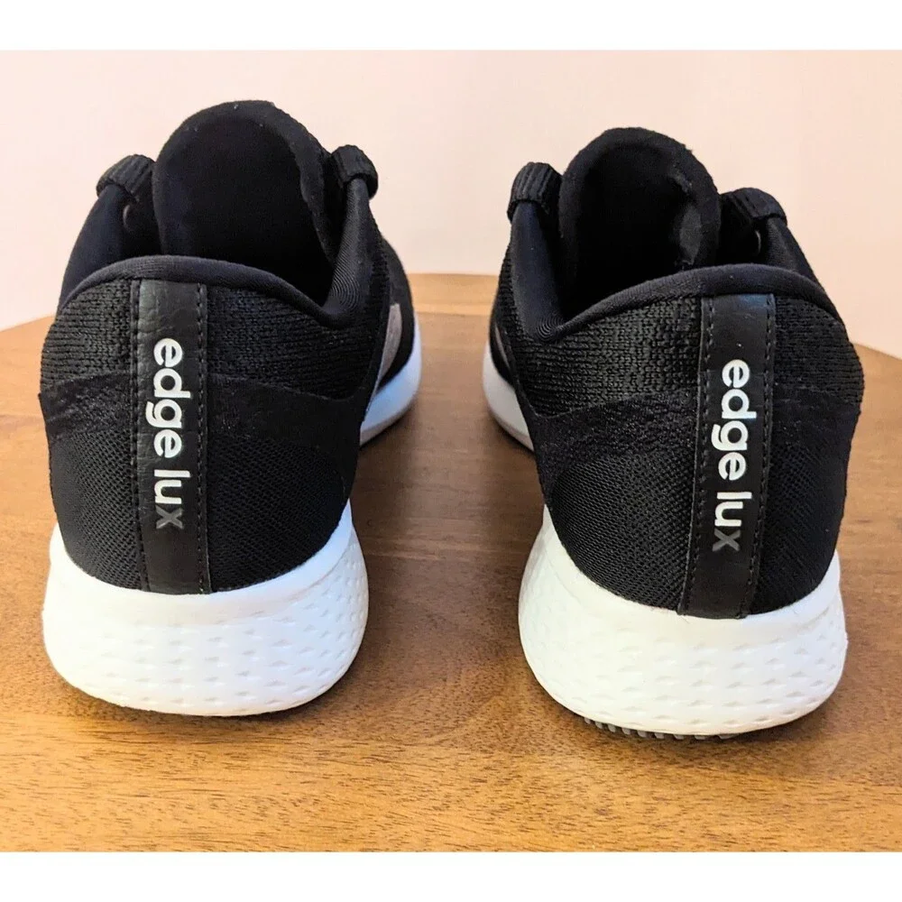 Adidas Women's Size 9.5 Edge Lux 4 Running Shoes Black White G58480